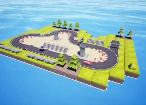 卡通赛道包 - Cartoon Racing Track Pack