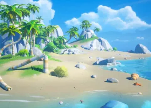 风格化的岛屿 |沿海自然环境 - Stylized Island | Coastal Nature Environment