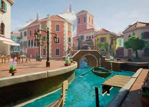 风格化意大利城镇 - Stylized Italian Town