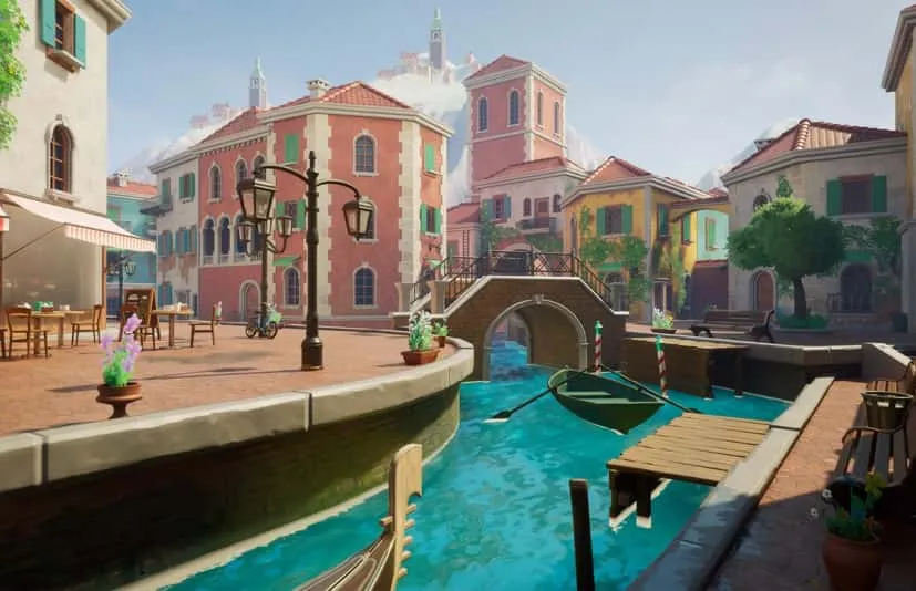 风格化意大利城镇 - Stylized Italian Town