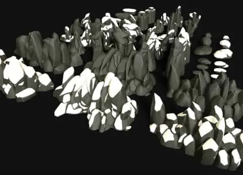 风格化的森林岩石 - Stylized Forest Rocks
