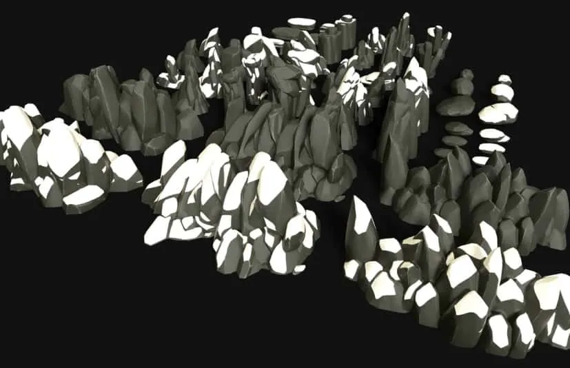 风格化的森林岩石 - Stylized Forest Rocks