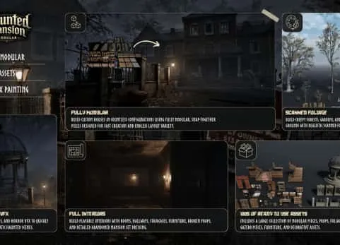 模块化鬼屋 - Modular Haunted Mansion (Haunted Mansion, Haunted House, Modular House, Mansion)