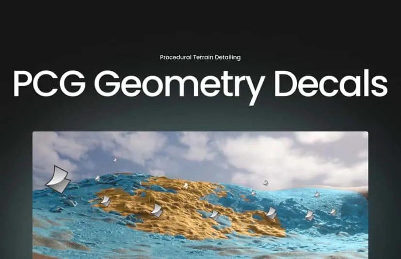 PCG几何贴花系统 - PCG Geometry Decals