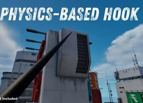 抓钩系统（含物理） - Grappling Hook System (with Physics)