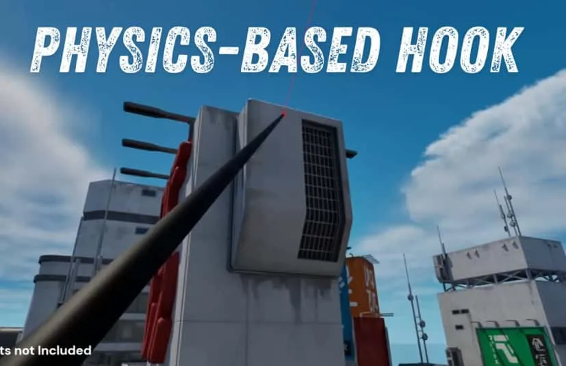 抓钩系统（含物理） - Grappling Hook System (with Physics)