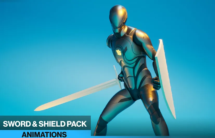 260 个剑与盾动作捕捉动画 - 260 Sword and Shield Mocap Animations