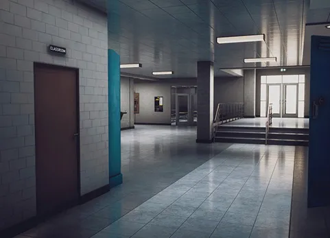 干净/恐怖的校园环境 - Clean Horror School Environment