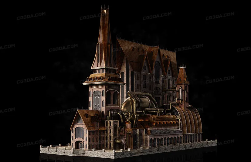 蒸汽朋克建筑-Steampunk