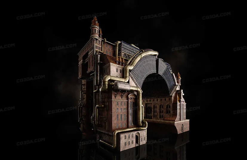 蒸汽朋克建筑-Steampunk