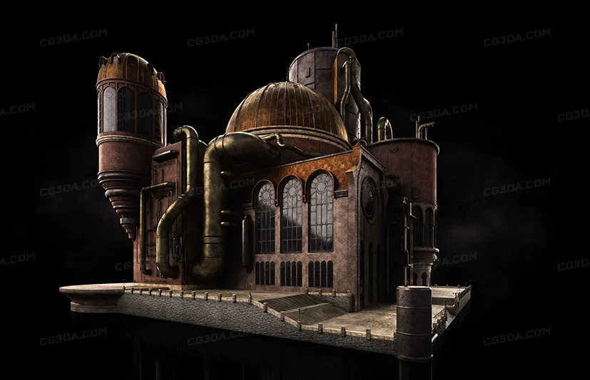 蒸汽朋克建筑-Steampunk