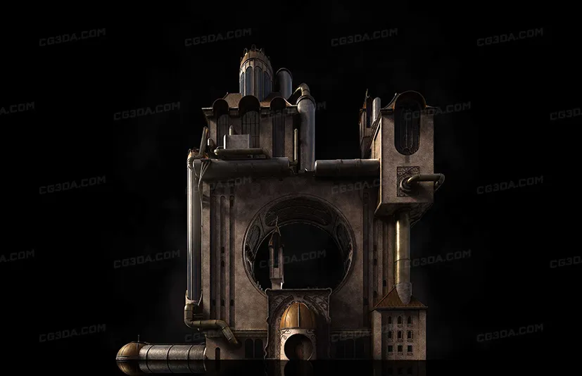蒸汽朋克建筑-Steampunk