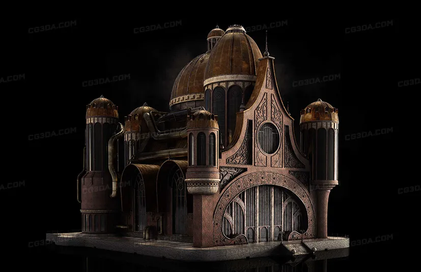 蒸汽朋克建筑-Steampunk