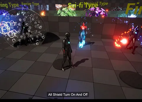 可自定义盾牌护盾魔法视觉粒子特效 - Shield VFX v2