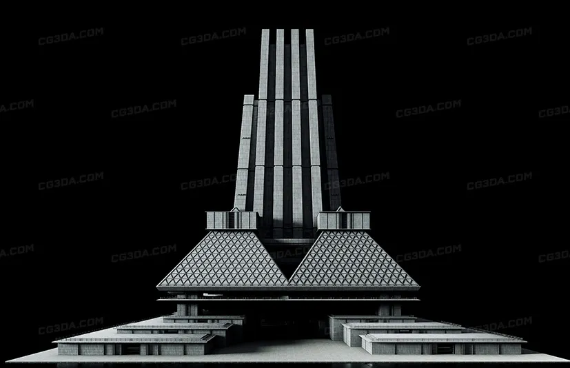 反乌托邦科幻建筑-Brutalist