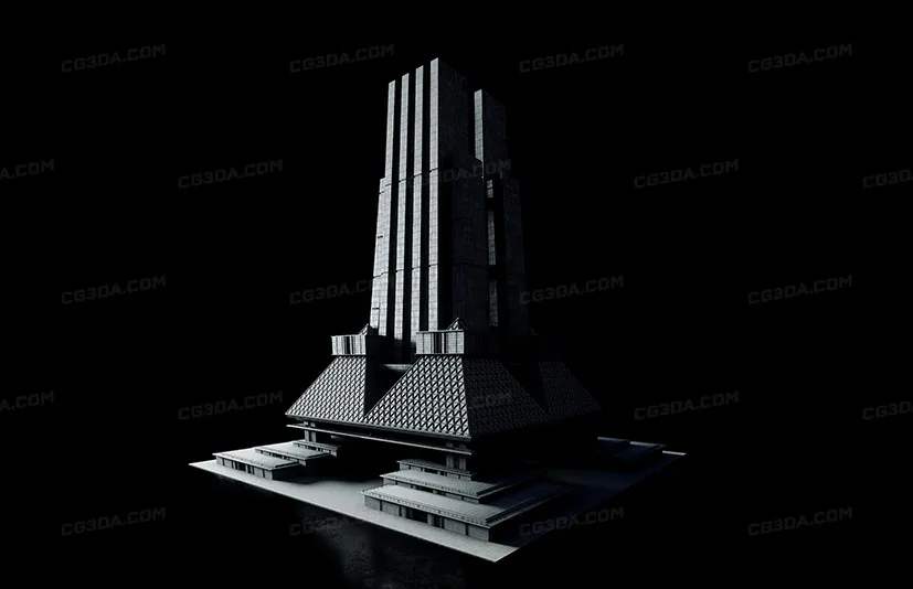 反乌托邦科幻建筑-Brutalist