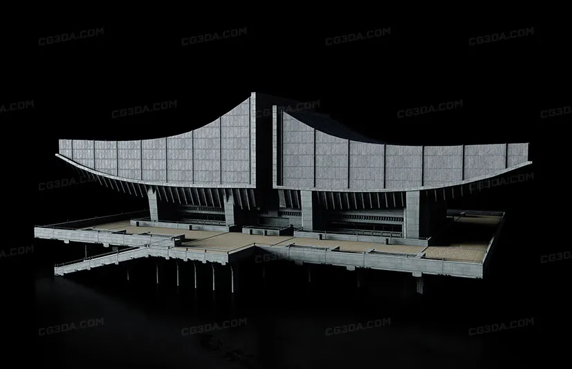 反乌托邦科幻建筑-Brutalist