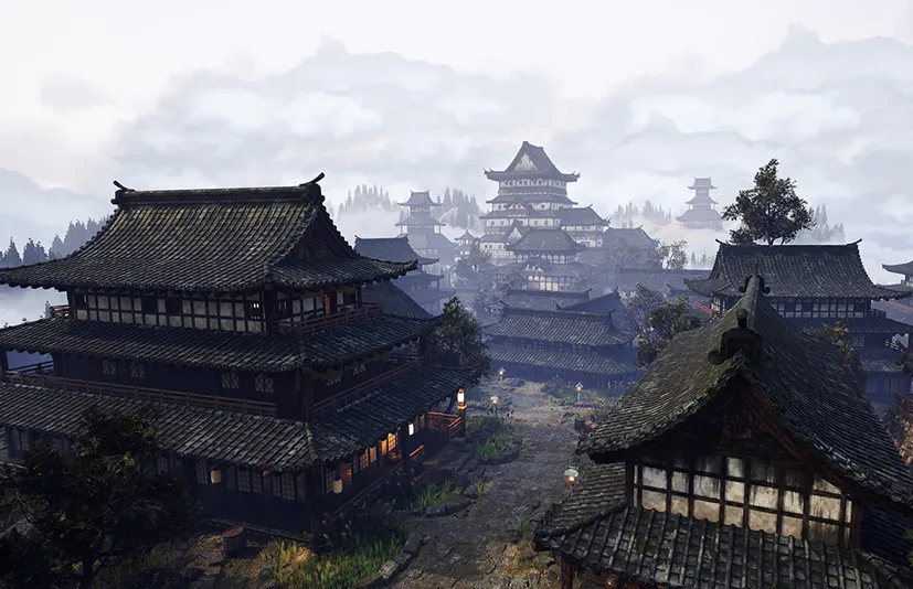 日本封建城堡环境 - Feudal Japanese Castle Environment