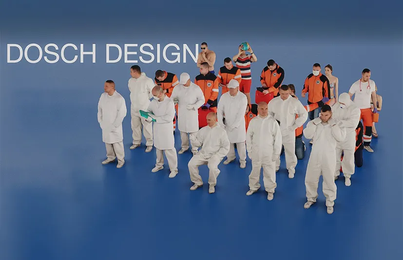 Blender角色资产 - 25 DOSCH Lo-Poly People Vol. 2 KPACK 1
