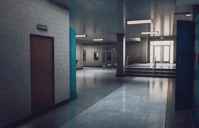 干净/恐怖的校园环境 - Clean Horror School Environment