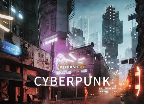 赛博朋克建筑-Mini Ki Cyberpunk