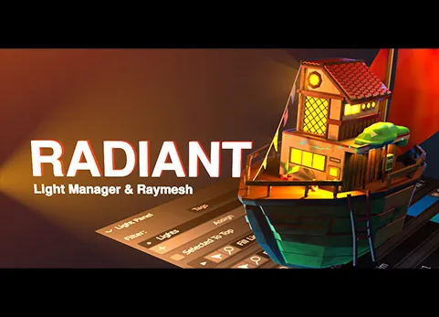 blender插件 神光与光线管理工具 Radiant - Light Management Tool v1.3.2