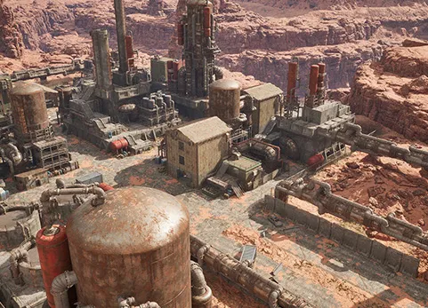 末日后启示录炼油厂 - Post Apocalyptic Refinery