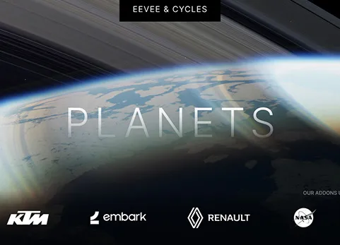 blender插件 Physical Celestial Objects - Procedural Planets v0.2.0 星球宇宙行星