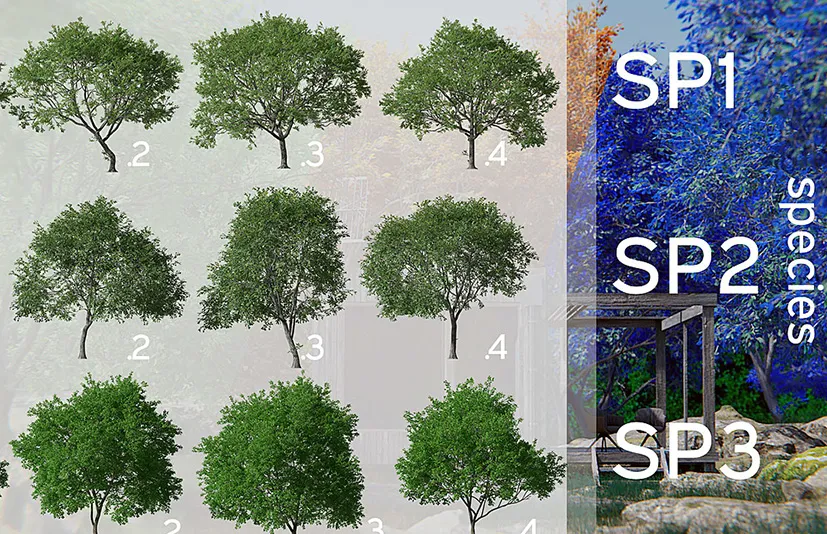 普通树木包 Ordinary Tree Pack