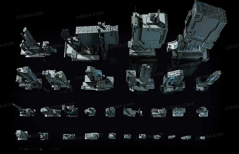 未来科幻工业建筑-Sci-Fi Industrial