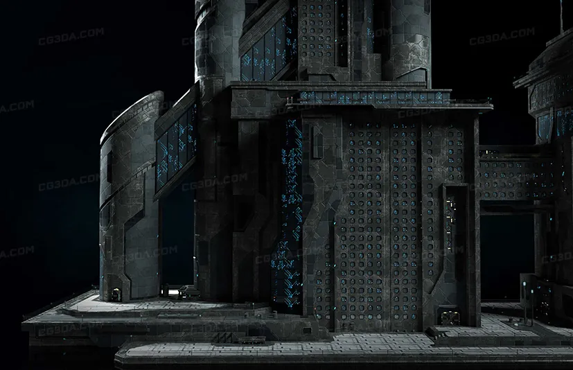 未来科幻工业建筑-Sci-Fi Industrial