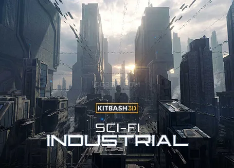 未来科幻工业建筑-Sci-Fi Industrial
