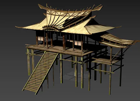 简约的古场馆 - Simple ancient Asian pavilion