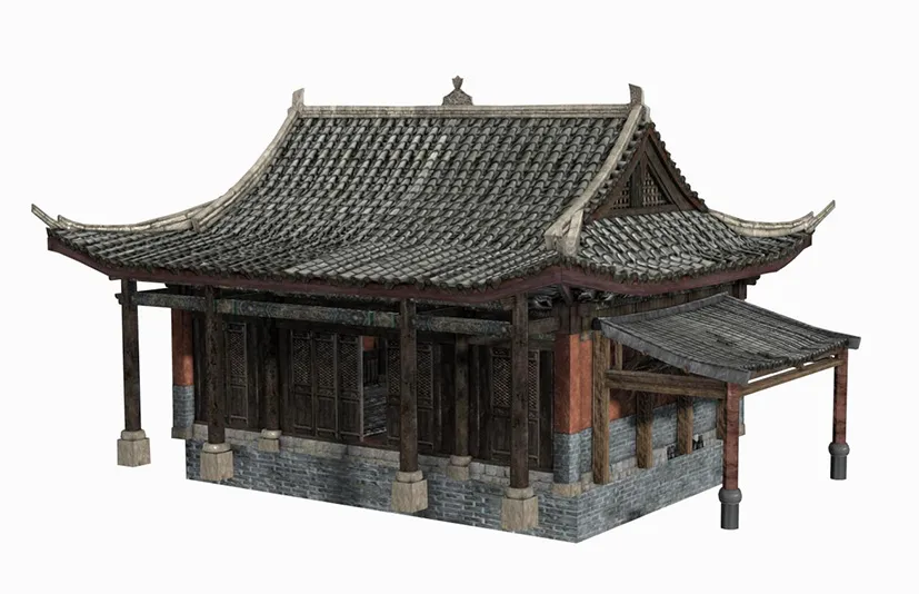 亚洲古庙 - A small ancient temple in Asia