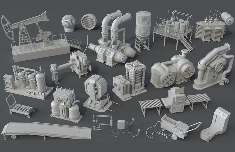 工厂设备 - Factory Units 7 - 20 pieces
