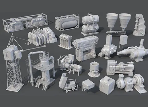 工厂设备 - Factory Units 8 - 20 pieces