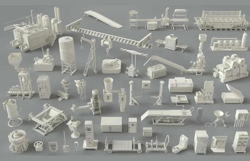工厂设备 - Factory Units-part-3 – 49 pieces
