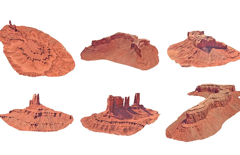 美国山谷模型 - 3D Monument Valley Pack 6