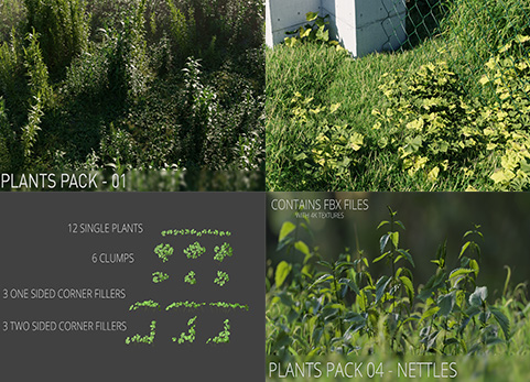 植物包 - Plants Pack 01-04