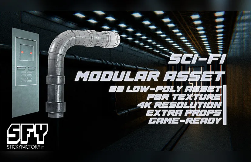 科幻模块化资产包 - Sci-Fi Modular Asset Pack