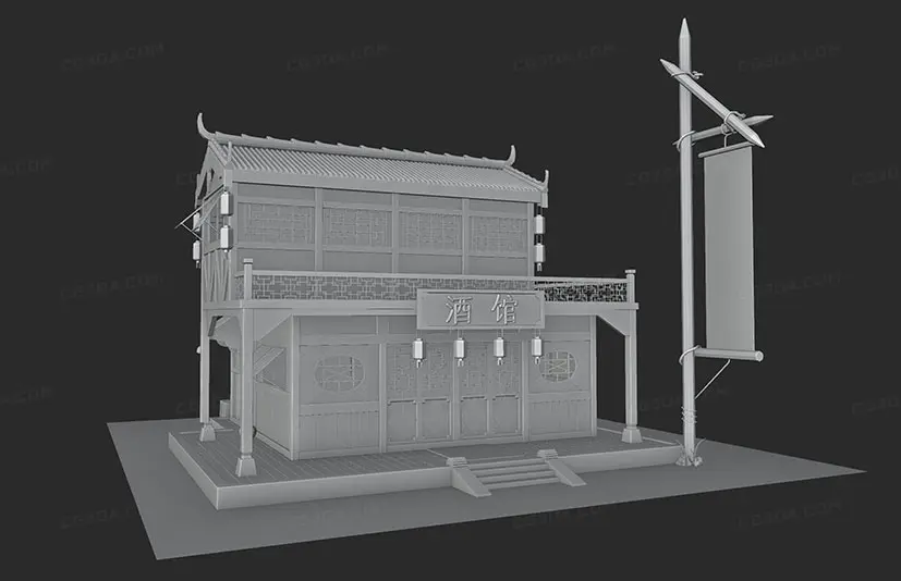 古建筑28-酒馆