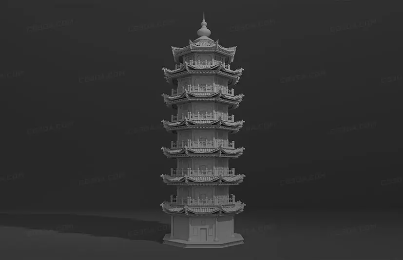 八角塔