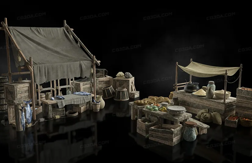 中世纪街道市场-Medieval Market