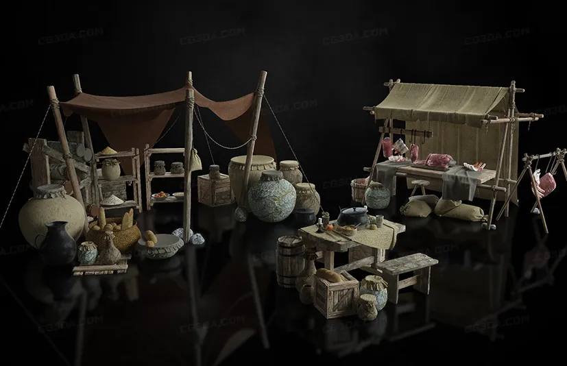 中世纪街道市场-Medieval Market