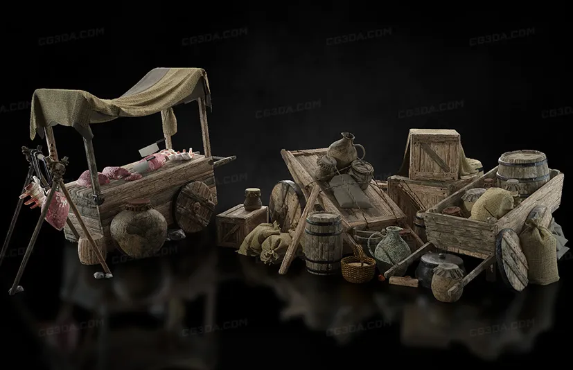 中世纪街道市场-Medieval Market