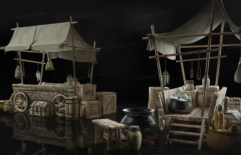 中世纪街道市场-Medieval Market