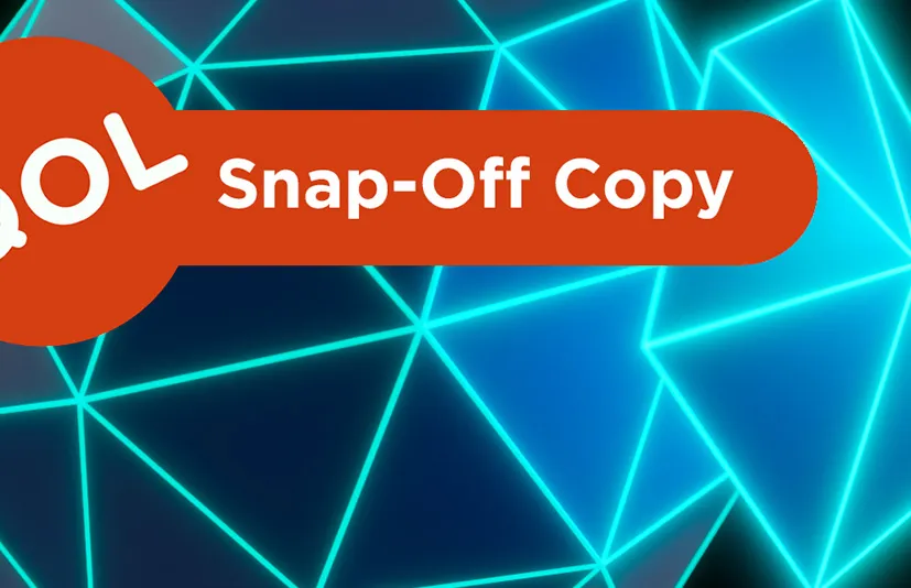 blender Qol工具：可断开复制 Qol Tools Snap-Off Copy
