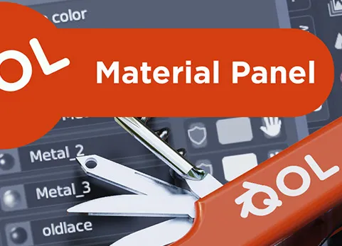 blender Qol工具 材质面板 Qol Tools Material Panel v1.2.4