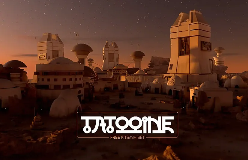 利奎多创意 塔图因 - LiquidoCreative Tatooine Kitbash Set