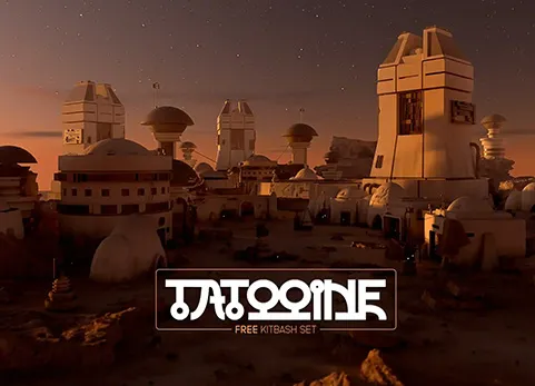 利奎多创意 塔图因 - LiquidoCreative Tatooine Kitbash Set